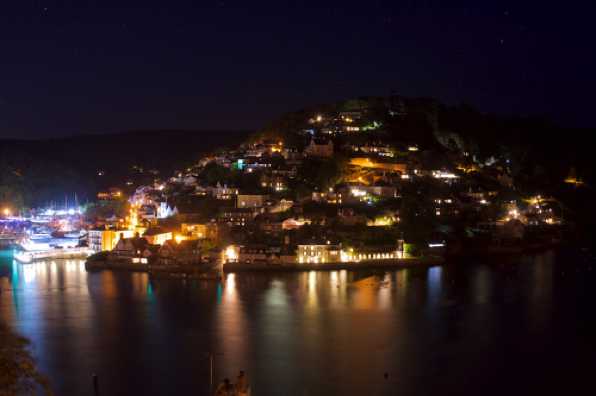 13 May 2020 - 22-39-18 
Kingswear in lockdown is brighter than ever. Which is how it should be. 
---------------------------
Kingswear at night